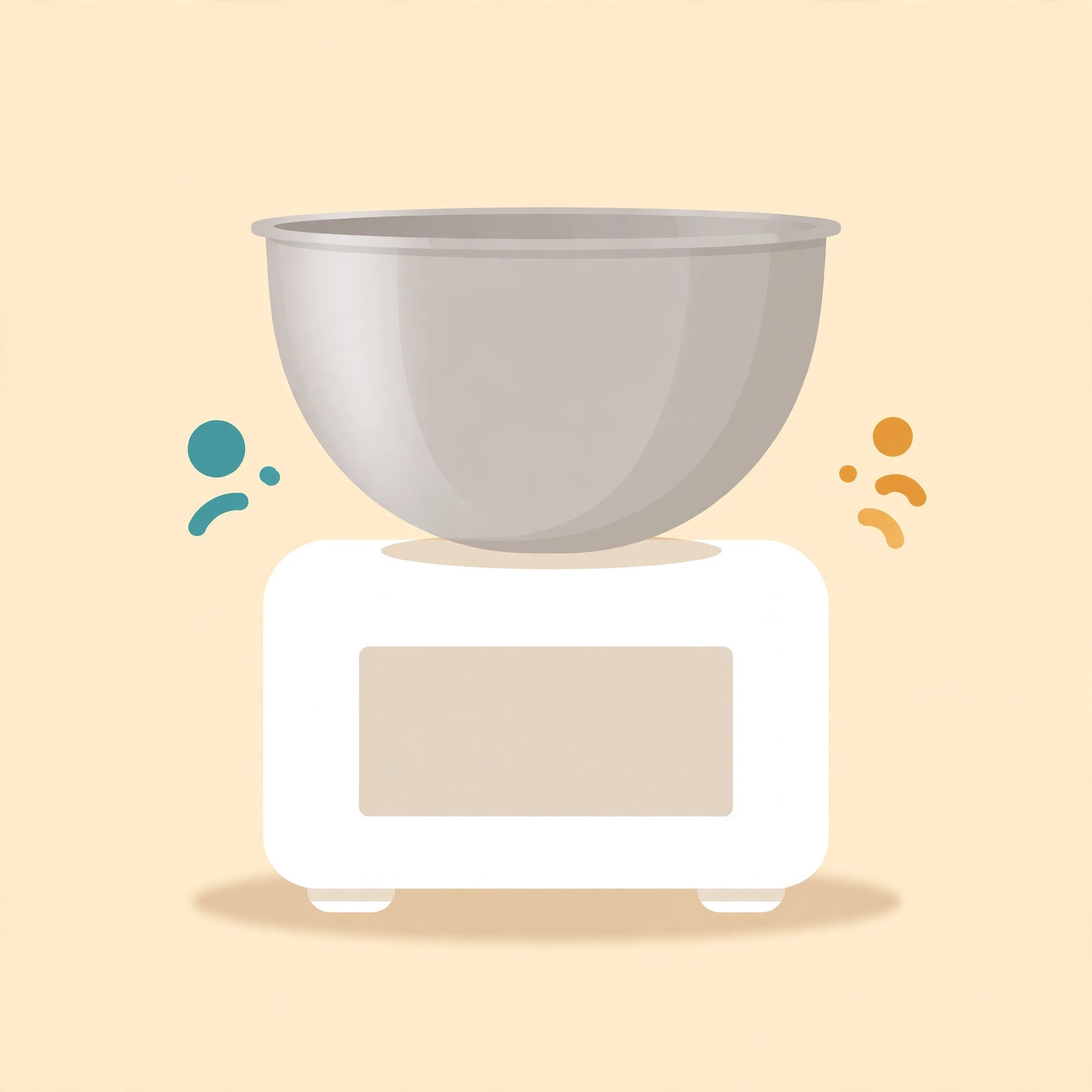 Illustration of the KitchenTour budget coffee scale with backlit LCD