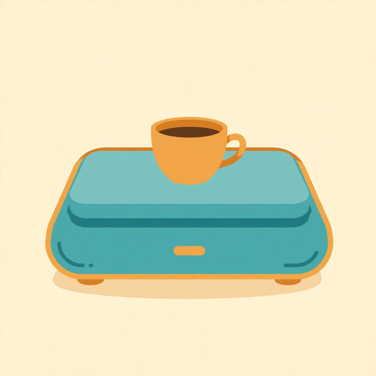 Illustration of the MHW-3BOMBER mini espresso scale with gravity sensing