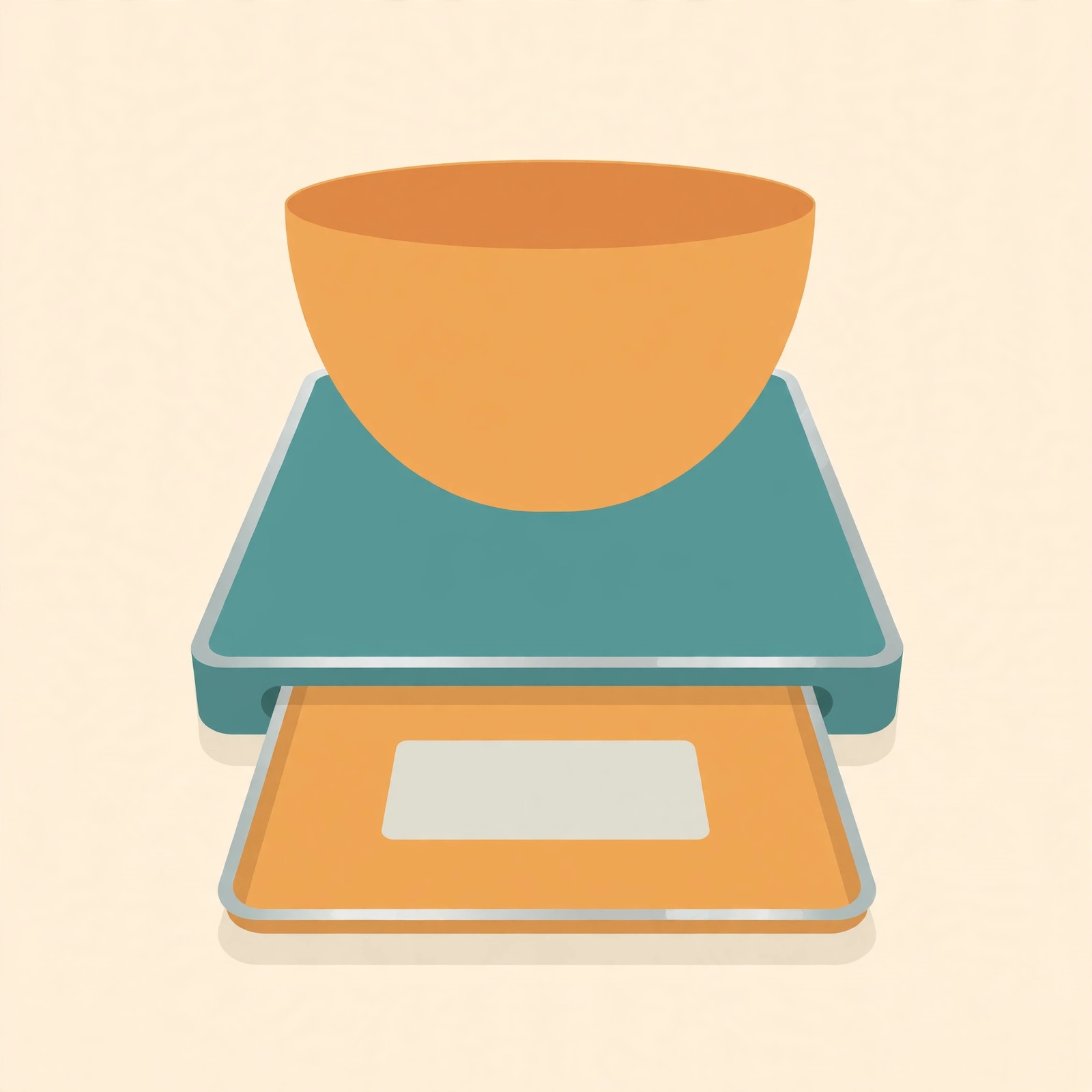 Illustration of the OXO Brew precision coffee scale with timer